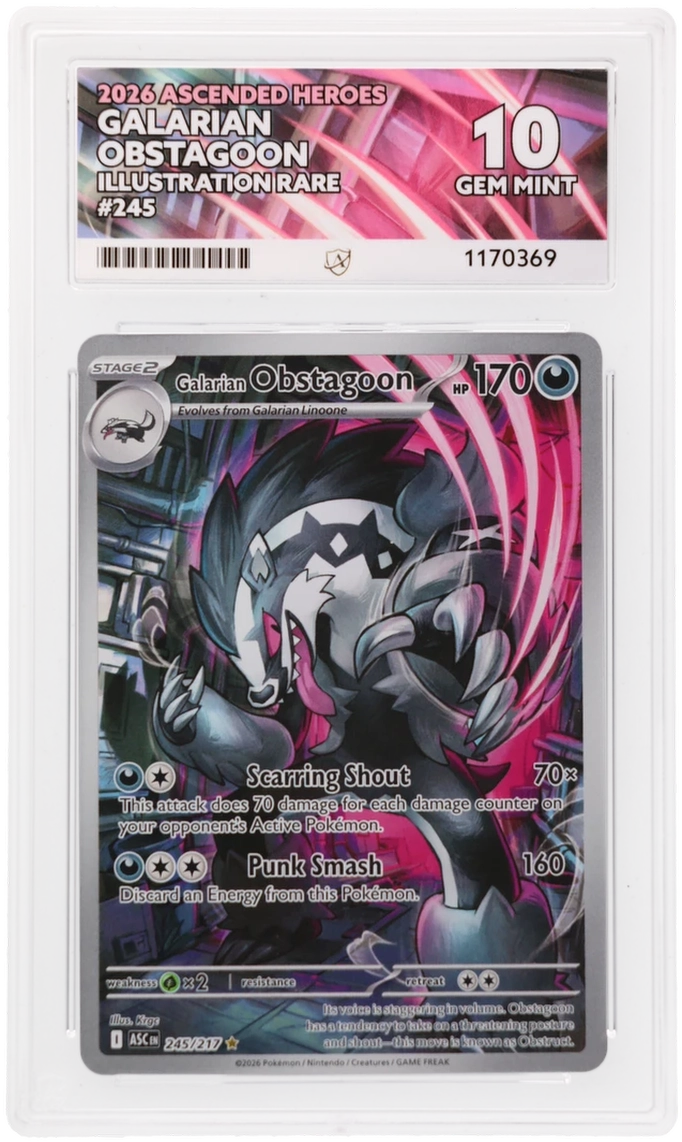 ACE 10 Galarian Obstagoon  245/217