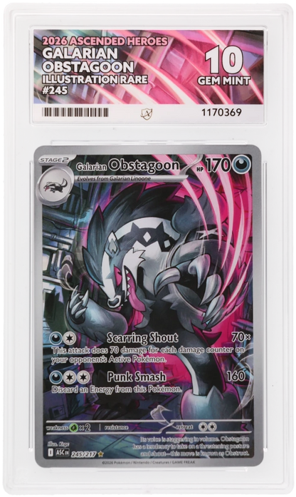 ACE 10 Galarian Obstagoon  245/217