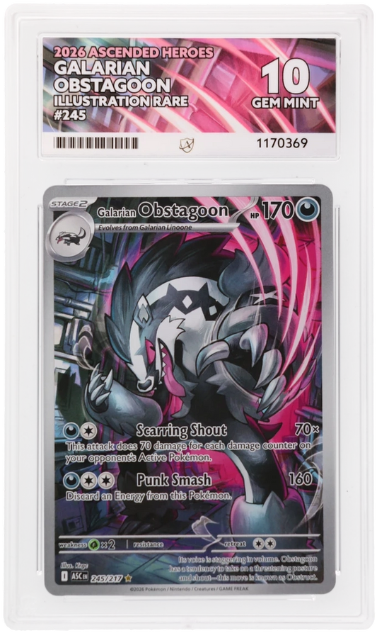 ACE 10 Galarian Obstagoon  245/217