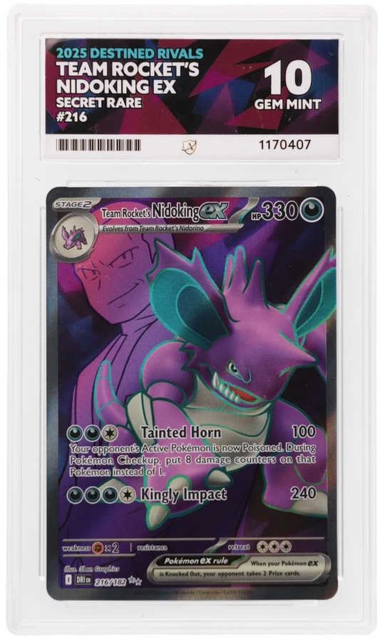 ACE 10 Team Rocket's Nidoking EX 216/182