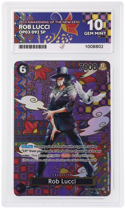 ACE 10 Rob Lucci OP03-092 SP