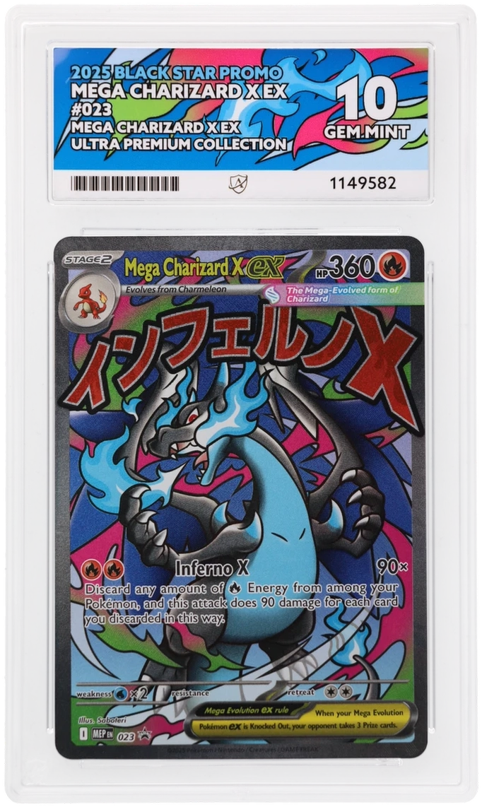 ACE 10 Sequential Pair Mega Charizard 023 & Oricorio 024