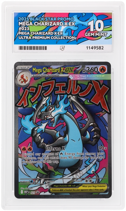 ACE 10 Sequential Pair Mega Charizard 023 & Oricorio 024