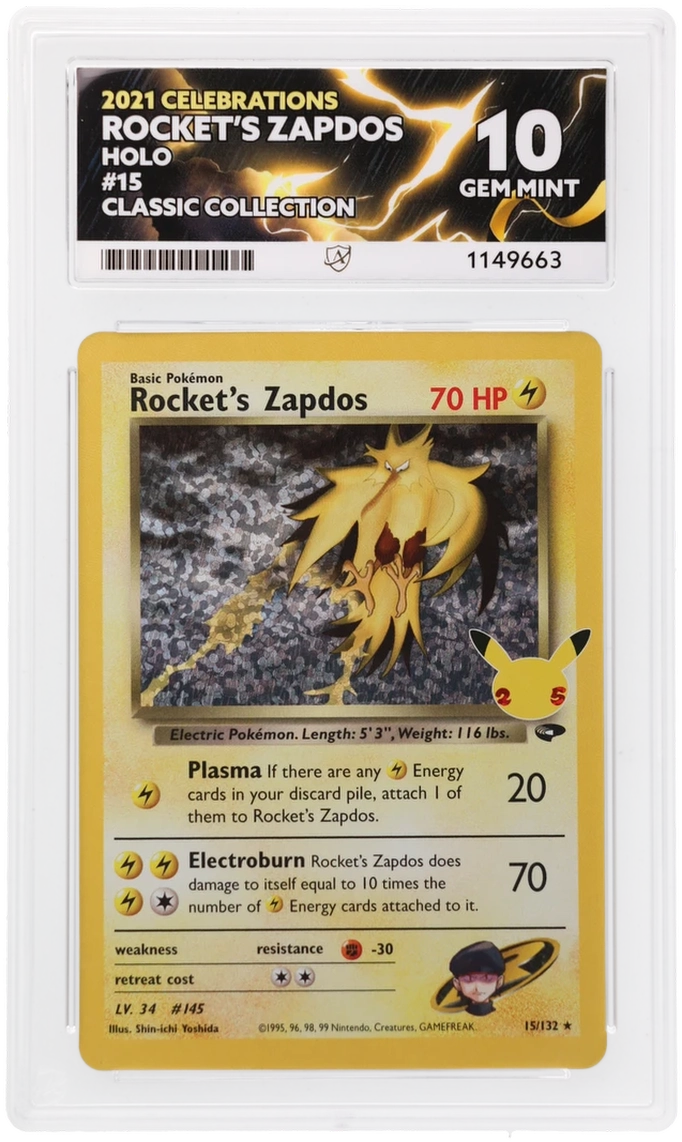 ACE 10 Team Rockets Zapdos 15/132