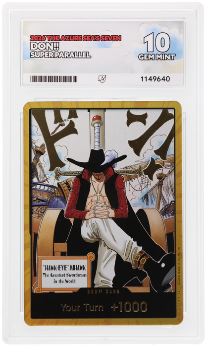 ACE 10 DON! Super Parallel Mihawk