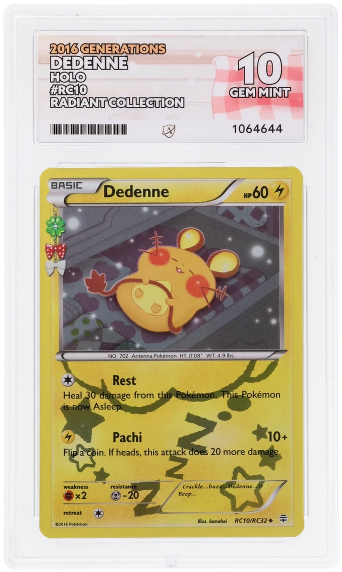 ACE 10 Dedenne Radiant Collection RC10 (Pop 1)