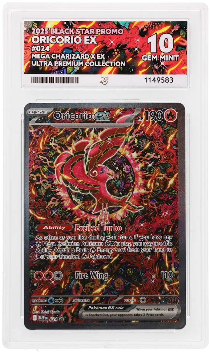 ACE 10 Sequential Pair Mega Charizard 023 & Oricorio 024