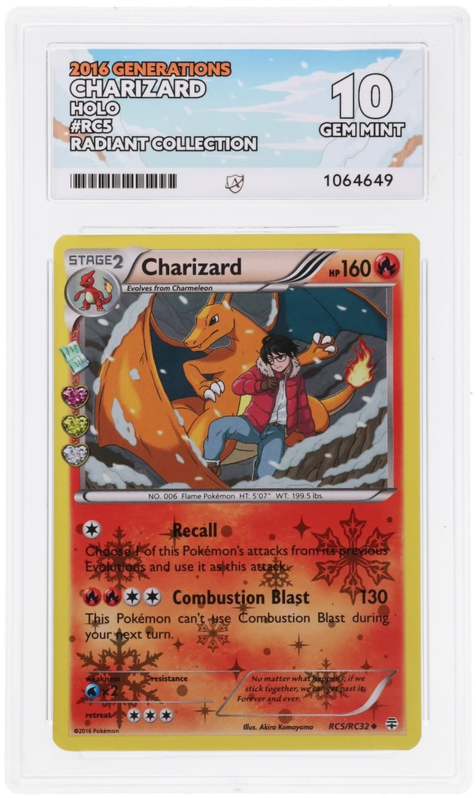 ACE 10 Charizard Radiant Collection RC5