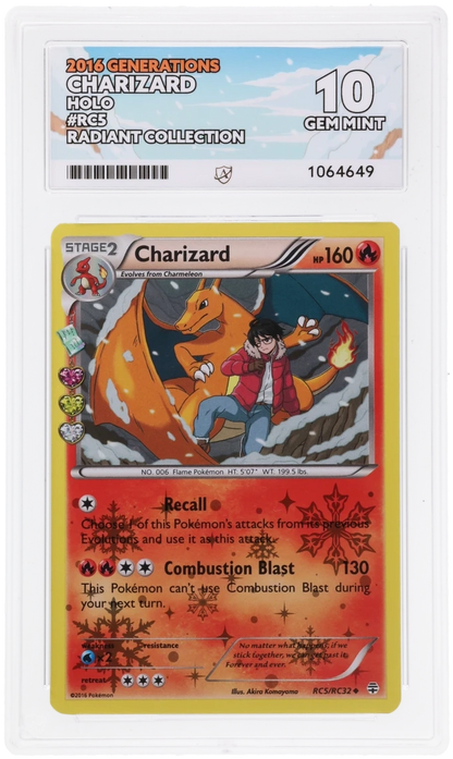 ACE 10 Charizard Radiant Collection RC5