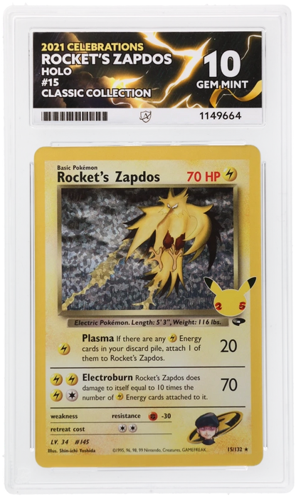 ACE 10 Team Rockets Zapdos 15/132