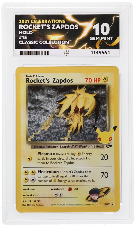 ACE 10 Team Rockets Zapdos 15/132