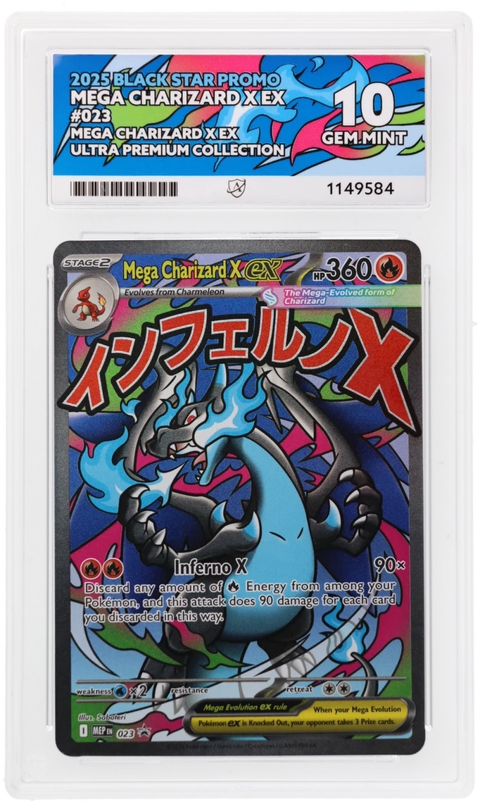 ACE 10 Sequential Pair Mega Charizard 023 & Oricorio 024