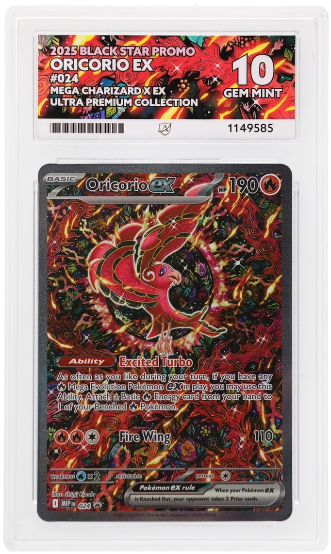 ACE 10 Sequential Pair Mega Charizard 023 & Oricorio 024