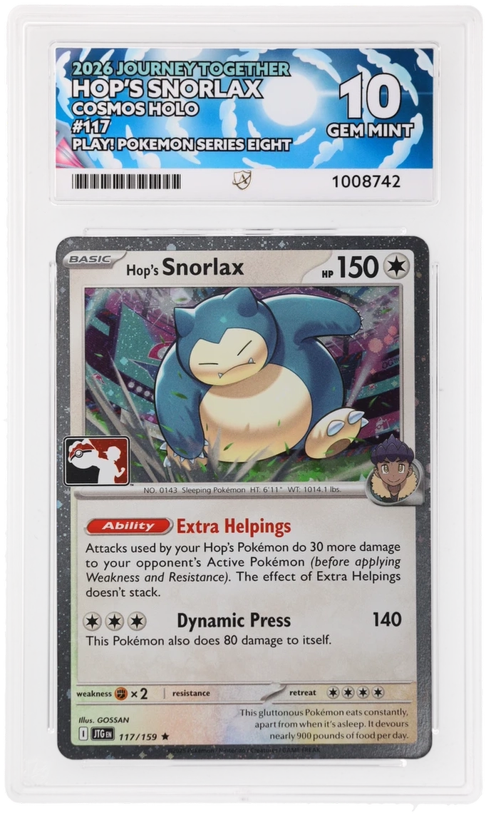 ACE 10 Hop's Snorlax 117/159