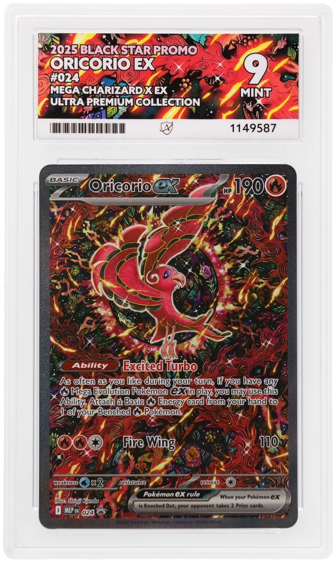 ACE 10 & ACE 9 Sequential Pair Mega Charizard 023 & Oricorio 024