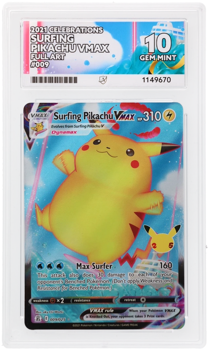 ACE 10 Surfing Pikachu 009/025
