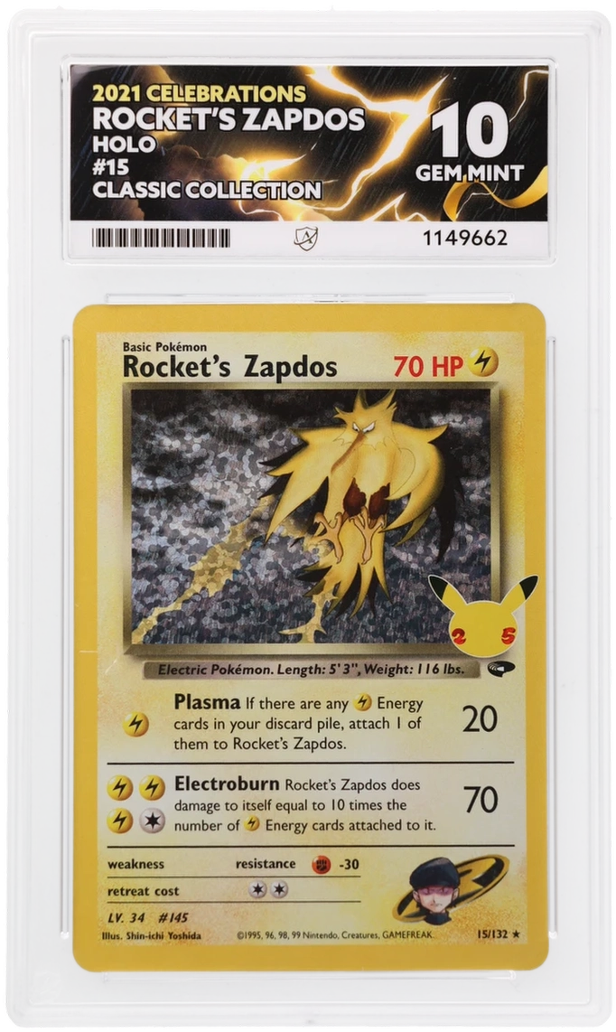 ACE 10 Team Rockets Zapdos 15/132