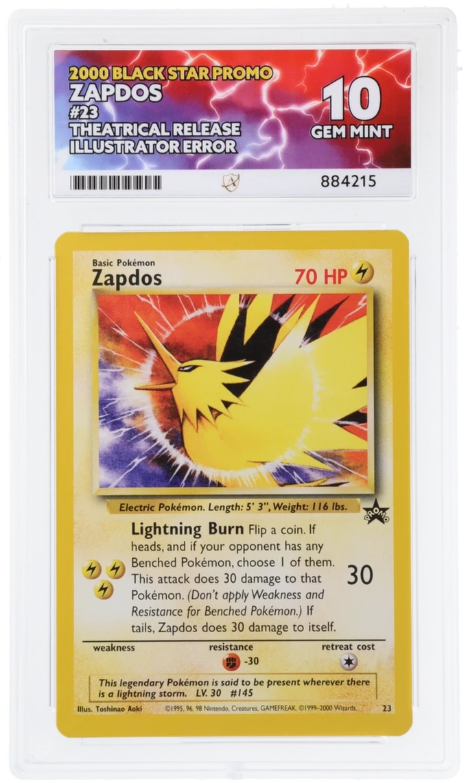 ACE 8 Moltres 021 ACE 9 Articuno 022 ACE 10 Zapdos 023 Illustration Error Movie Set