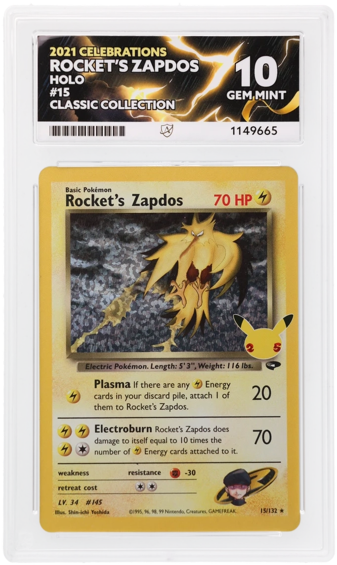 ACE 10 Team Rockets Zapdos 15/132