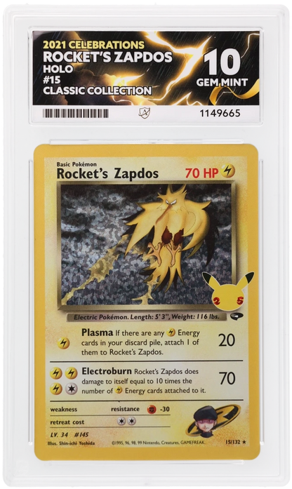 ACE 10 Team Rockets Zapdos 15/132