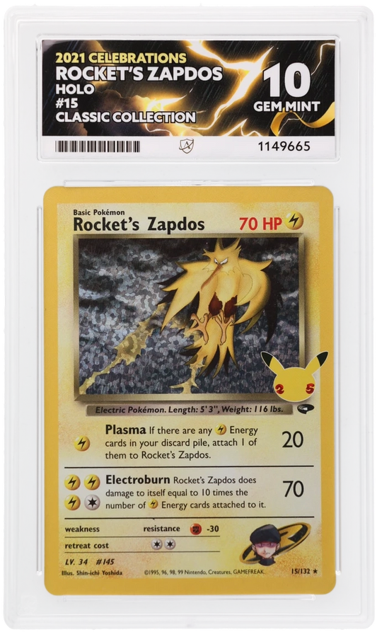 ACE 10 Team Rockets Zapdos 15/132