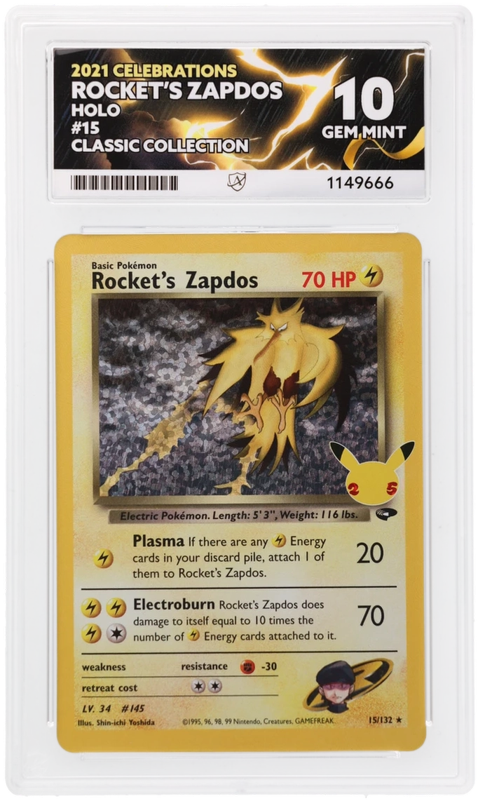 ACE 10 Team Rockets Zapdos 15/132