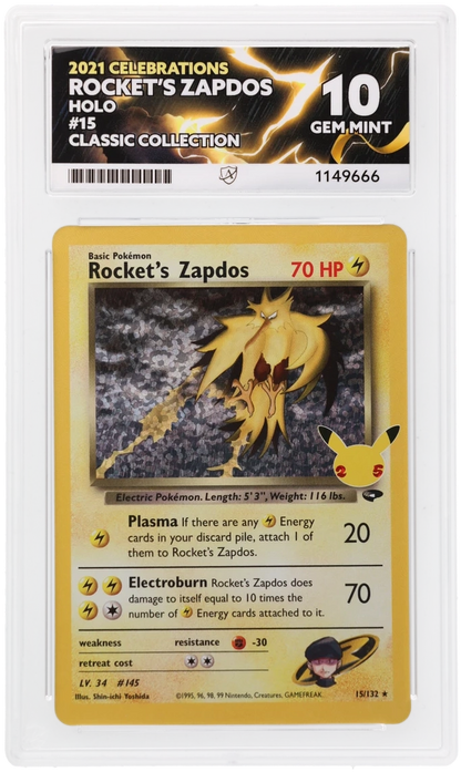ACE 10 Team Rockets Zapdos 15/132