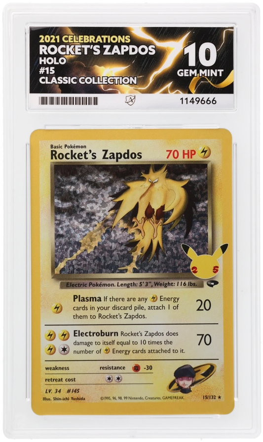 ACE 10 Team Rockets Zapdos 15/132