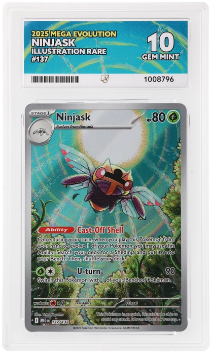 ACE 10 Shedninja 144/132 Ninjask & 137/133 Set