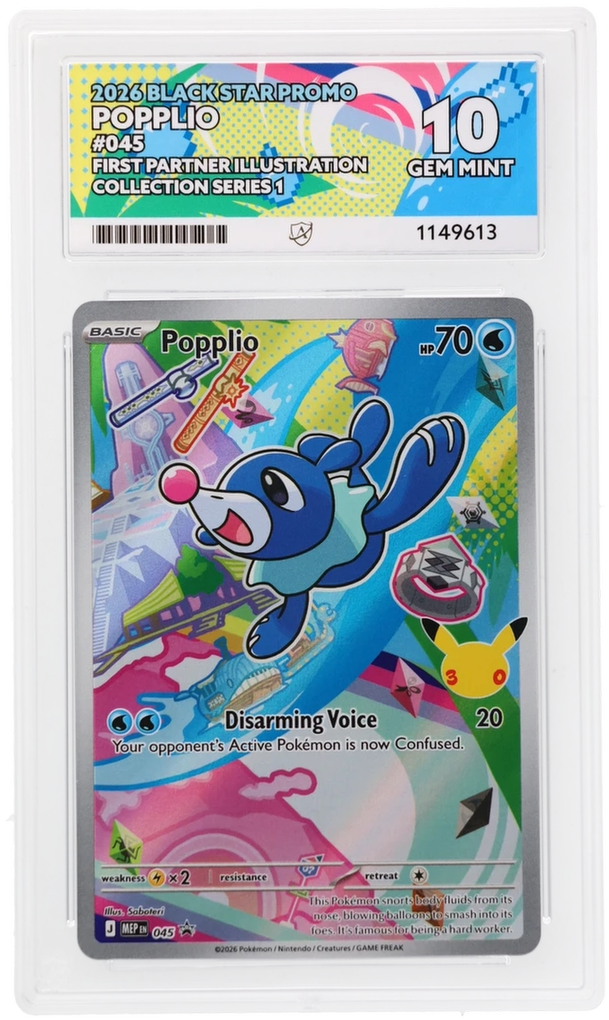 ACE 10 Sequential Rowlet Litten Popplio Alola Set