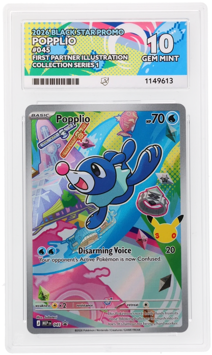 ACE 10 Sequential Rowlet Litten Popplio Alola Set