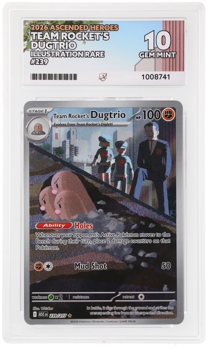 ACE 10 Team Rockets Dugtrio 239/217