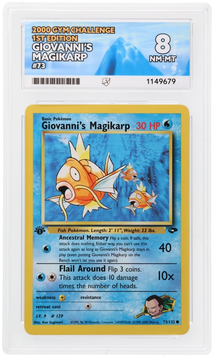 ACE 8 1st Edition Giovanni's Magikarp 73/132