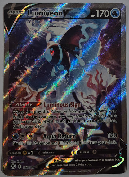 Lumineon V Alt Art 156/172 (NM)