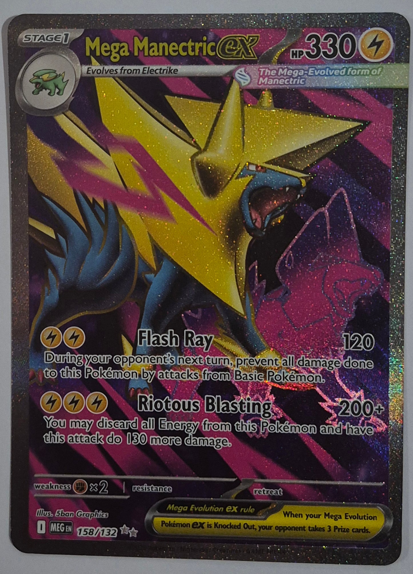 Mega Manectric ex 158/132 (NM)